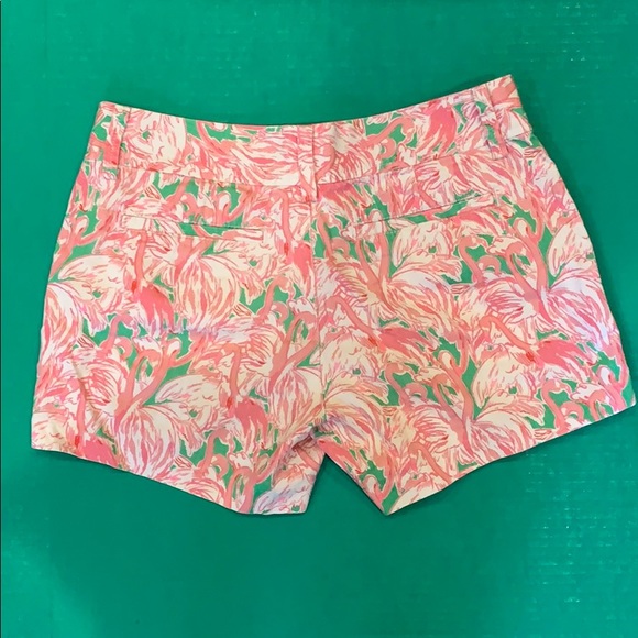 Lilly Pulitzer Size 2 Flamingo Shorts🦩 - Picture 2 of 4